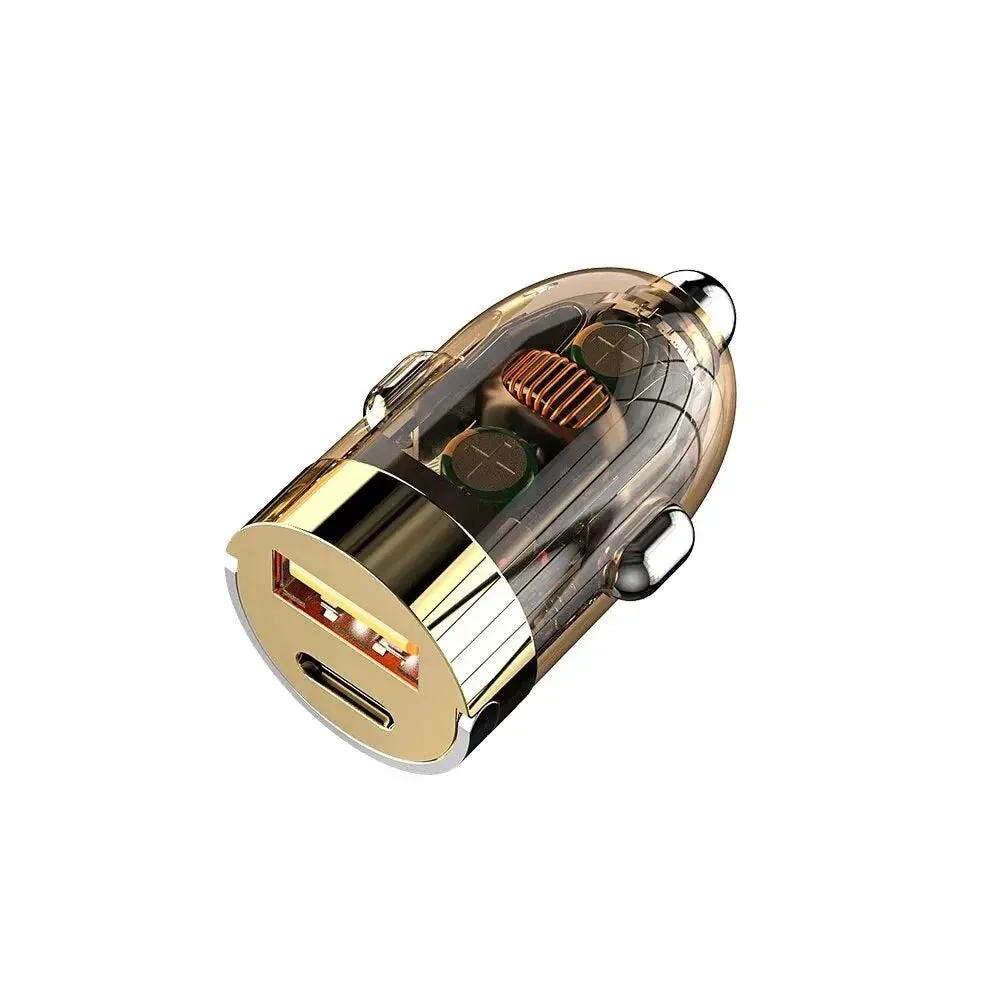 120w Fast Charging Usb Type c Car Charger for Phones