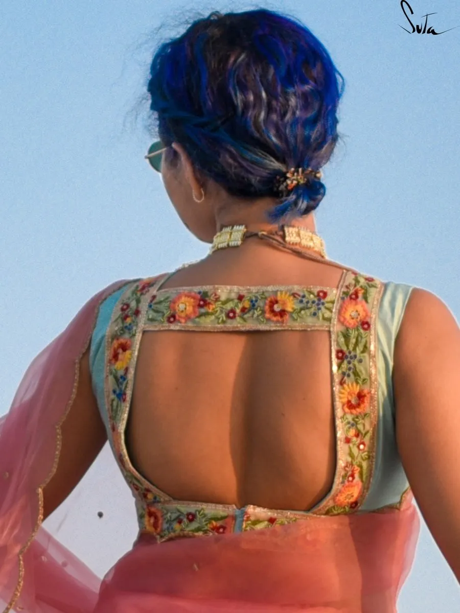 Aasmani Bagicha ( Blouse )