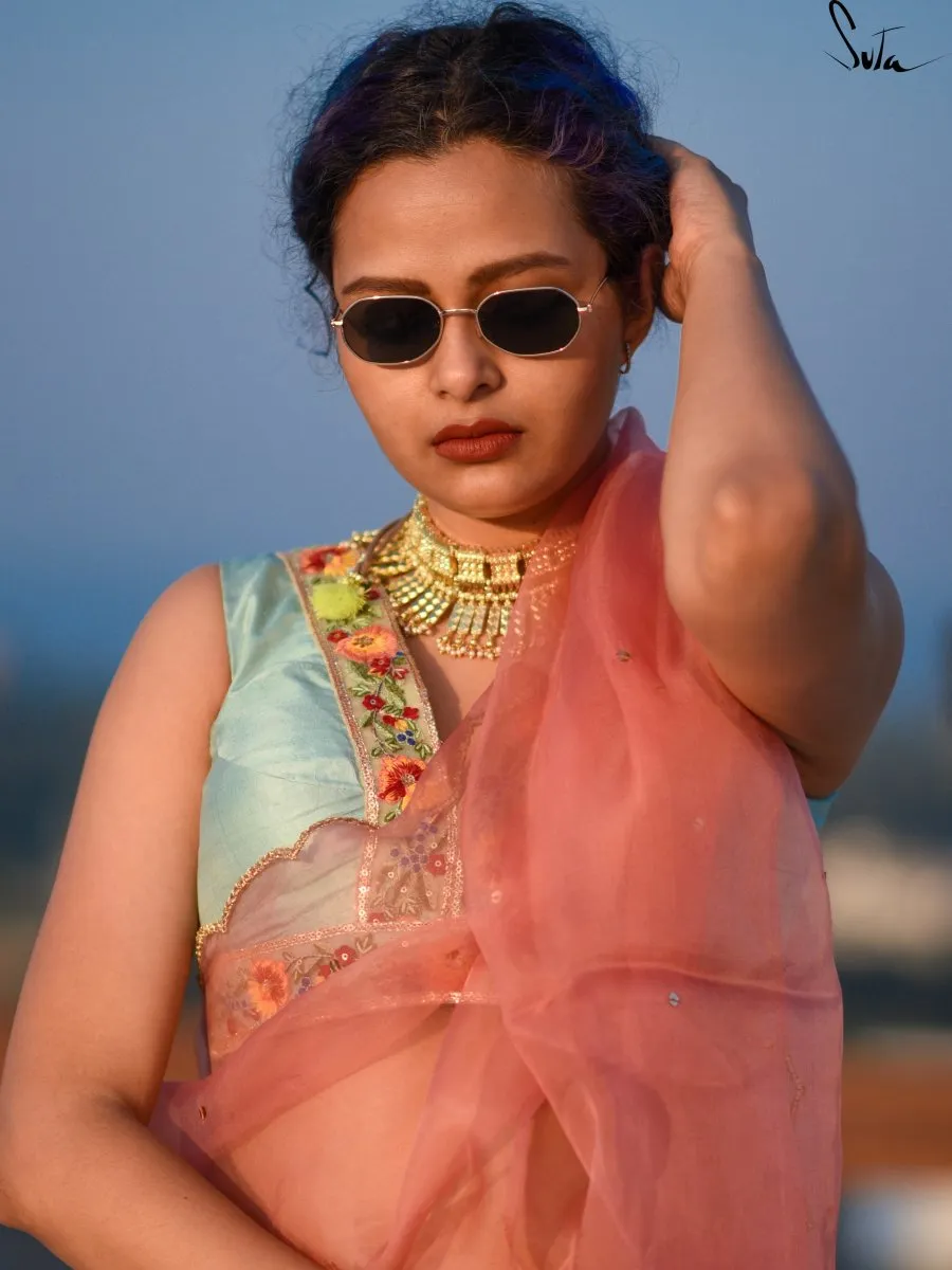 Aasmani Bagicha ( Blouse )