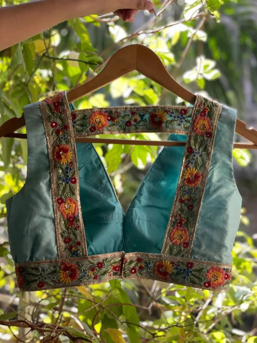 Aasmani Bagicha ( Blouse )