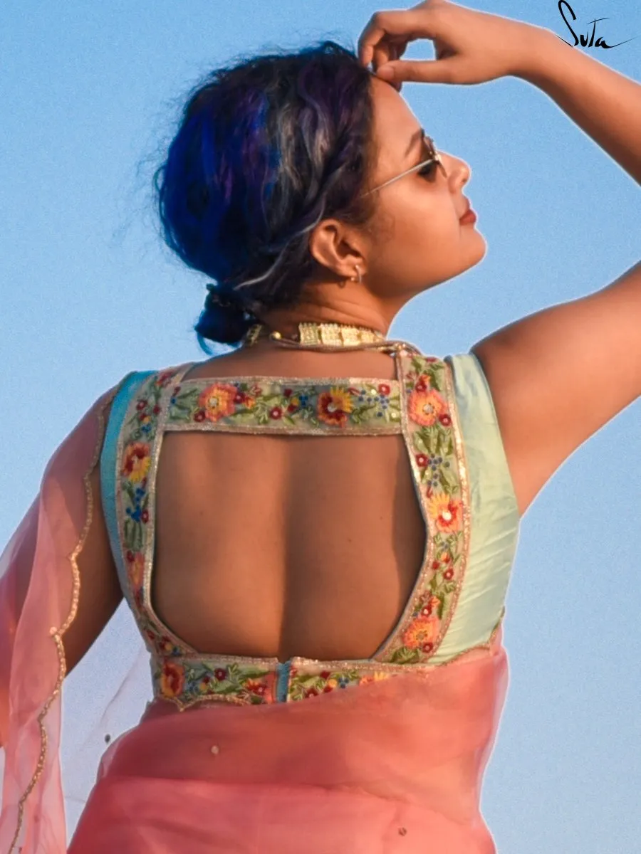 Aasmani Bagicha ( Blouse )
