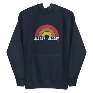All Gay All Day Classic Fleece Pullover Hoodie