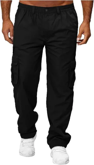 Cargo Pants for Men Joggers Workout Pants for Jogging Gym Hiking Running Mens Joggers with Pockets Men's Heavyweight