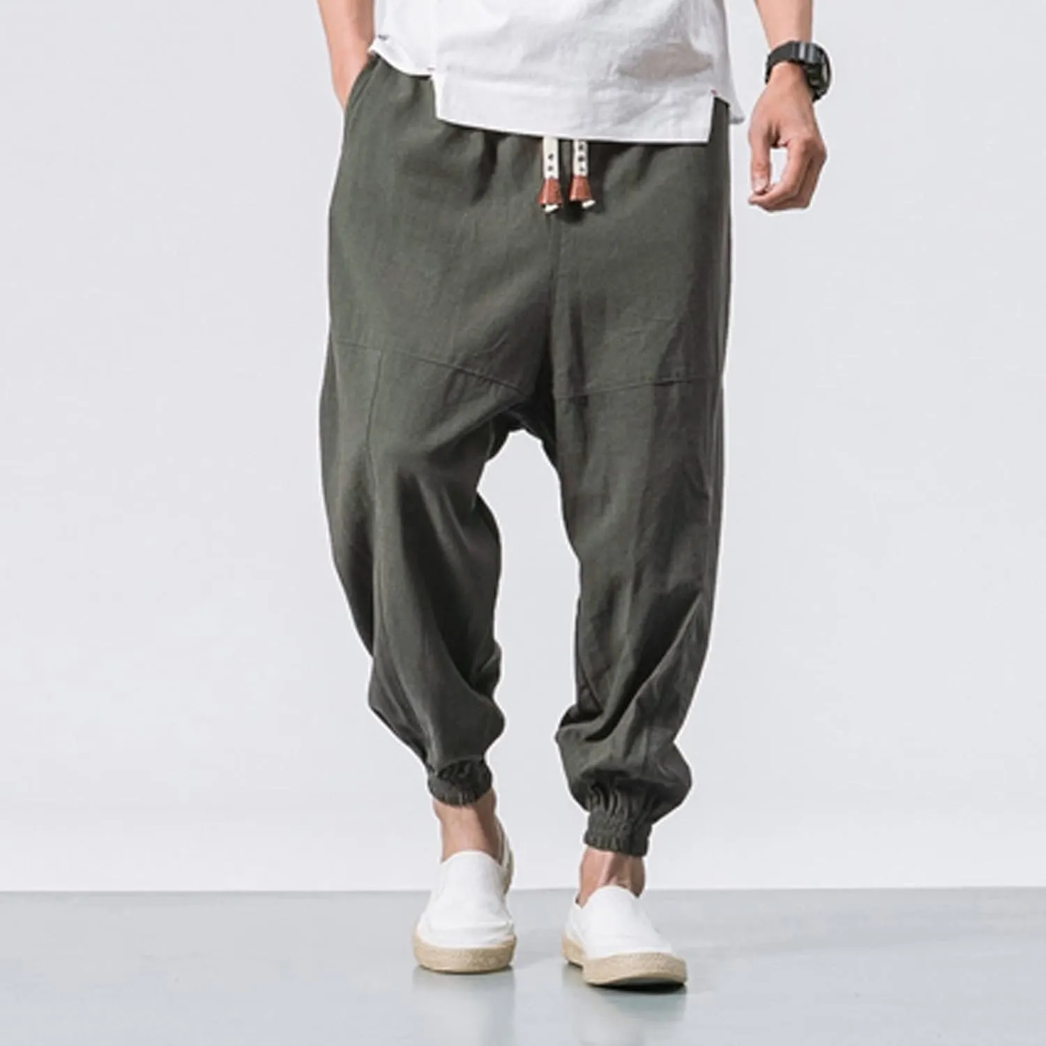Cargo Trousers for Men Sweatpants Jogging Bottoms Regular Fit Fleece Tracksuit Joggers Gym Sport Drawstring Trousers