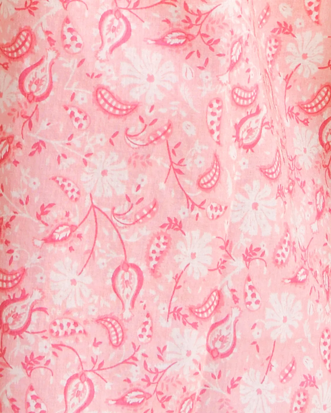 Carlene Midi Dress in Pink Paisley
