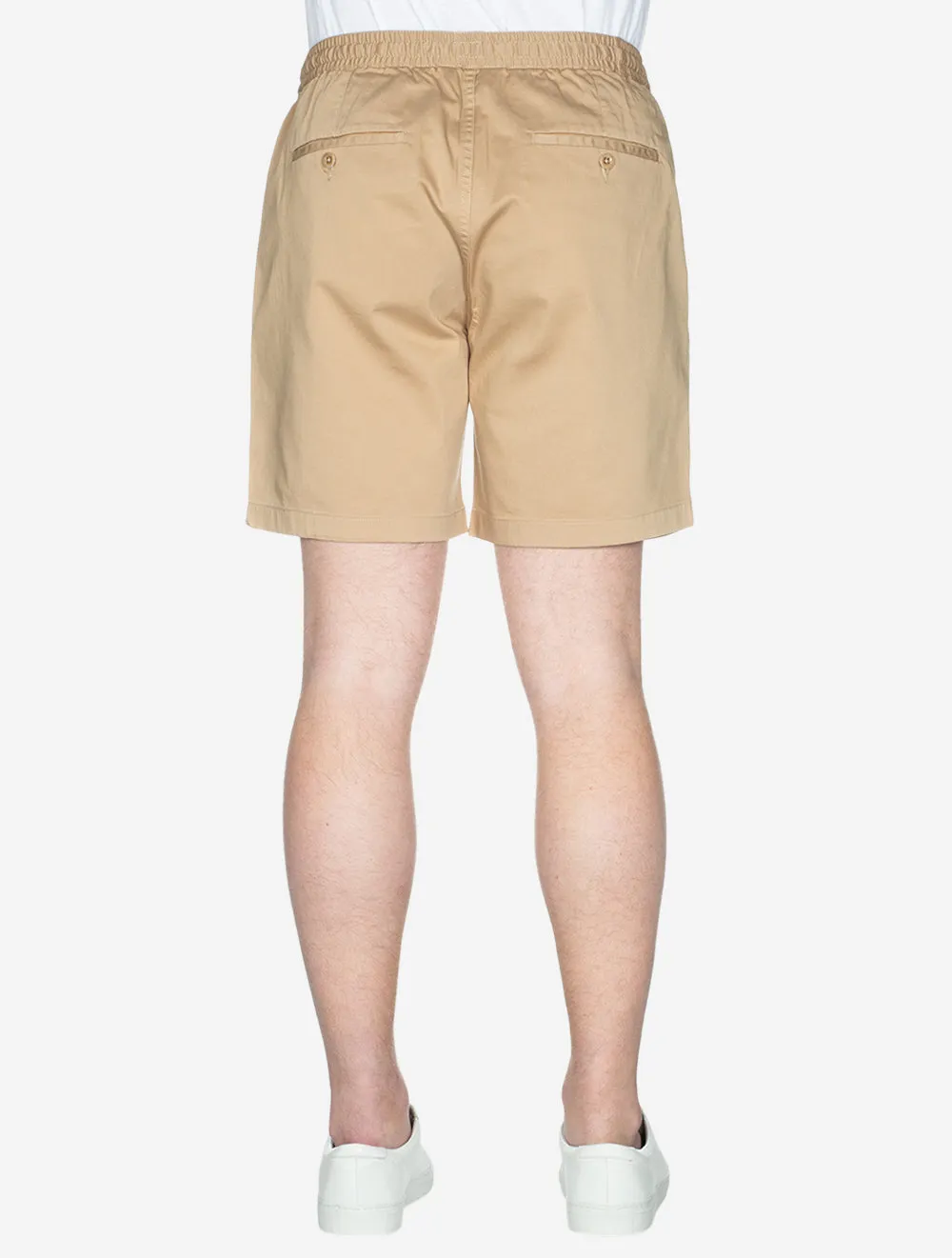 Drawstring Logo Shorts Dark Khaki