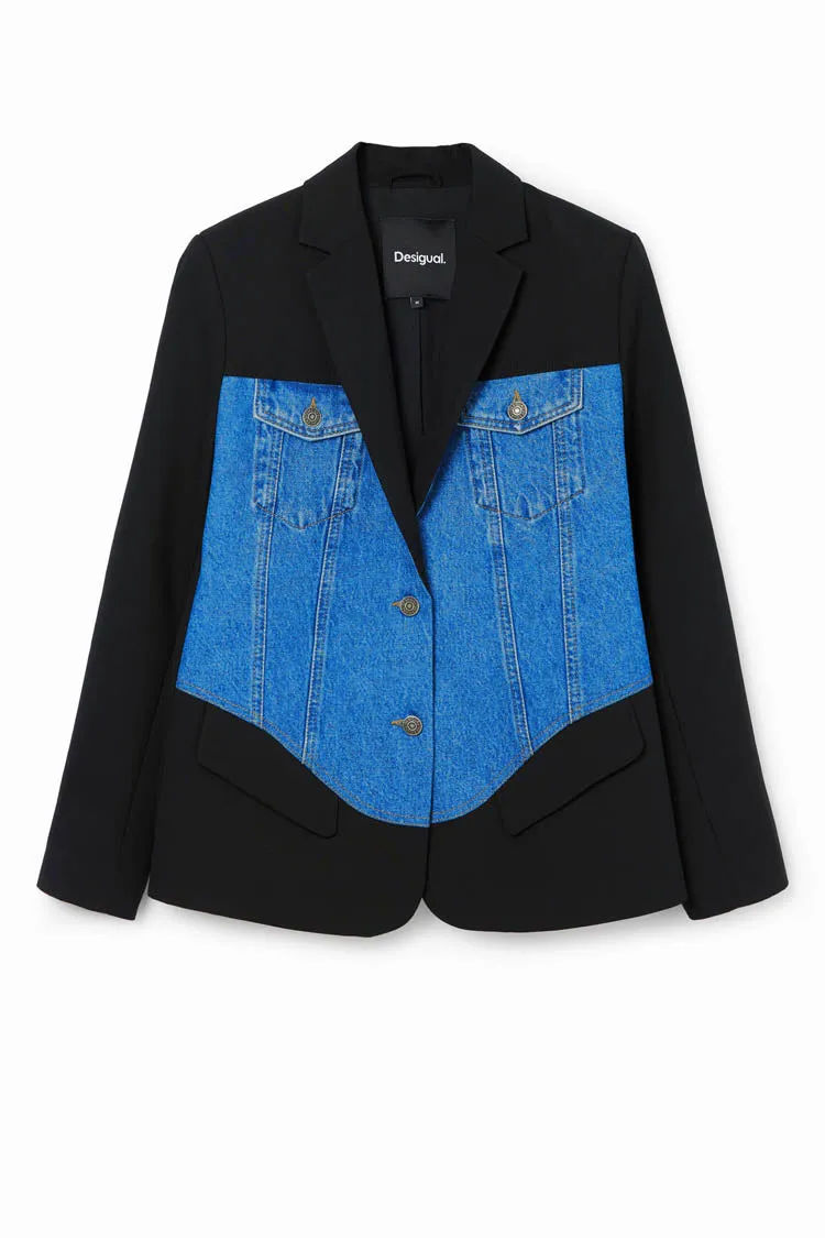 Hybrid Trucker Denim Blazer