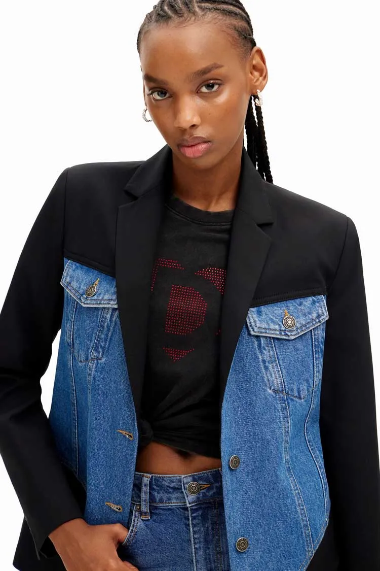Hybrid Trucker Denim Blazer