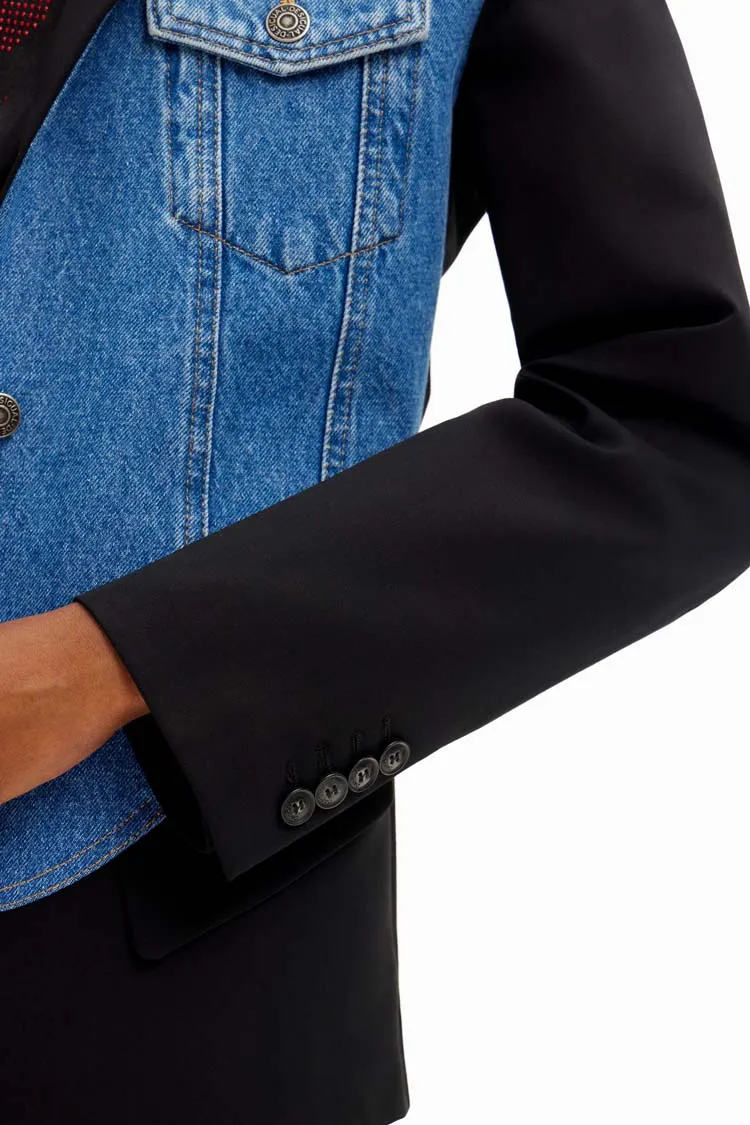 Hybrid Trucker Denim Blazer