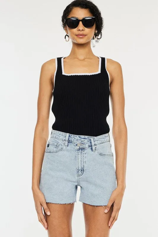 Kan Can | High Rise Crossover WB Shorts