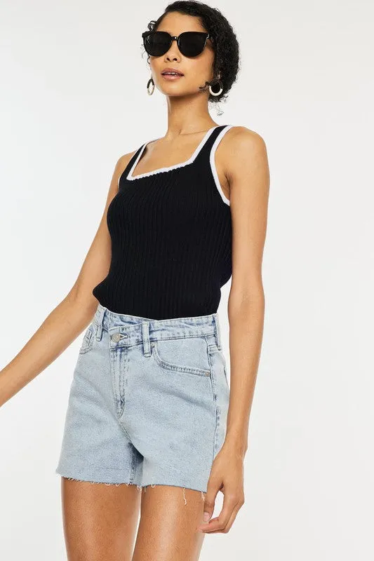 Kan Can | High Rise Crossover WB Shorts