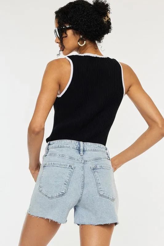 Kan Can | High Rise Crossover WB Shorts