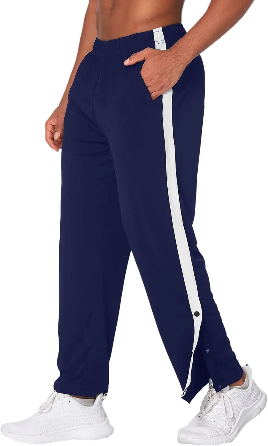 Mens Workout Cargo Sweatpants for Running Jogging Sweatpants for Men Slim Fit Lace Up Pockets Sweatpants Cotton Linen