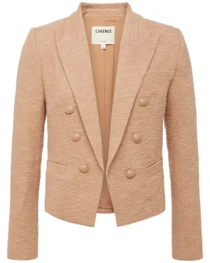 Praline Double Breasted Brooke Crop Blazer