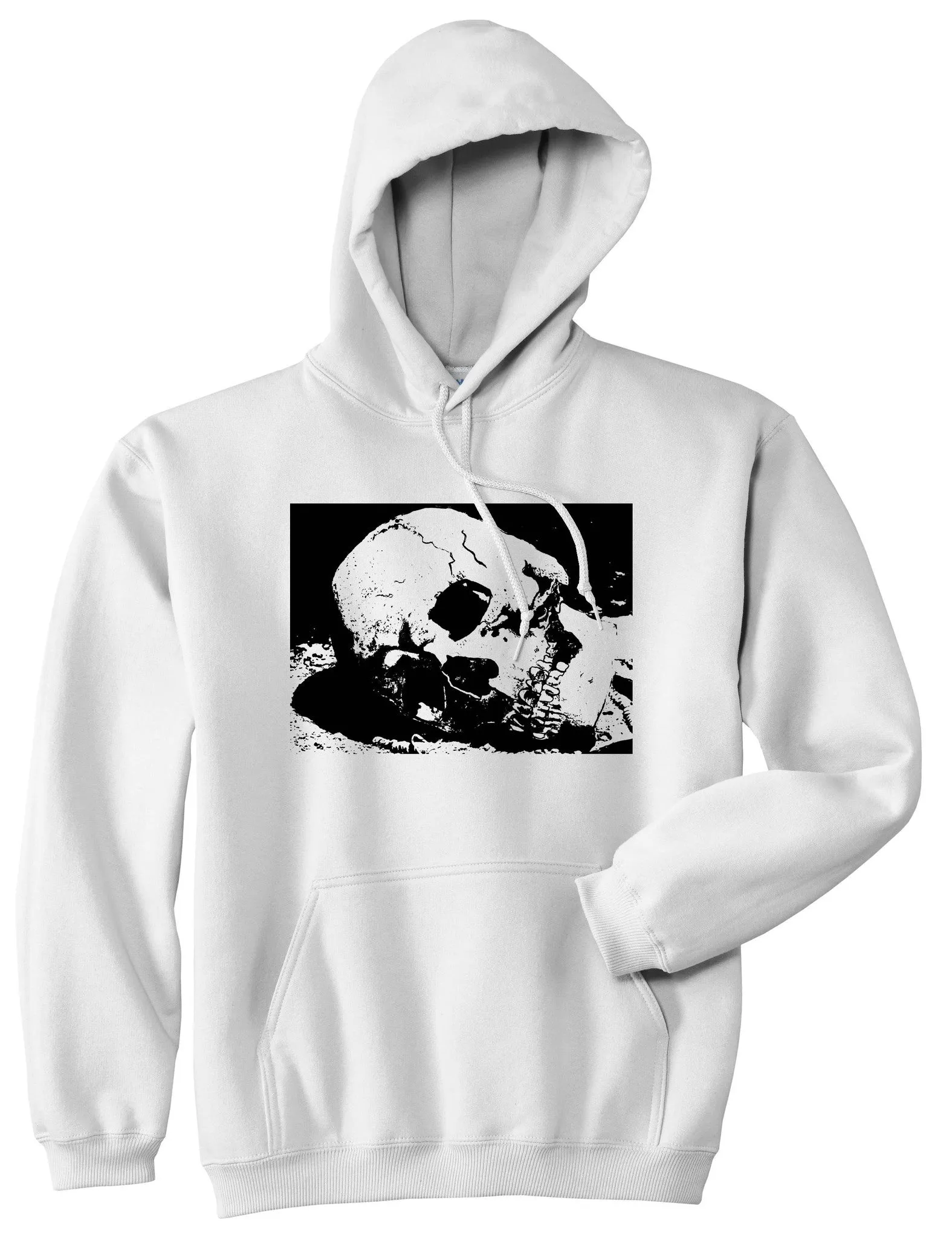 Skull Decay Goth Pullover Hoodie