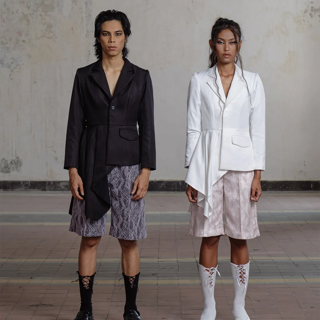 SS24 ARES BERMUDA SHORTS 202 WHITE BEIGE
