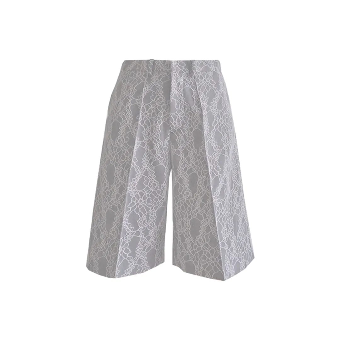 SS24 GAIA BERMUDA SHORTS 201 BLACK GREY
