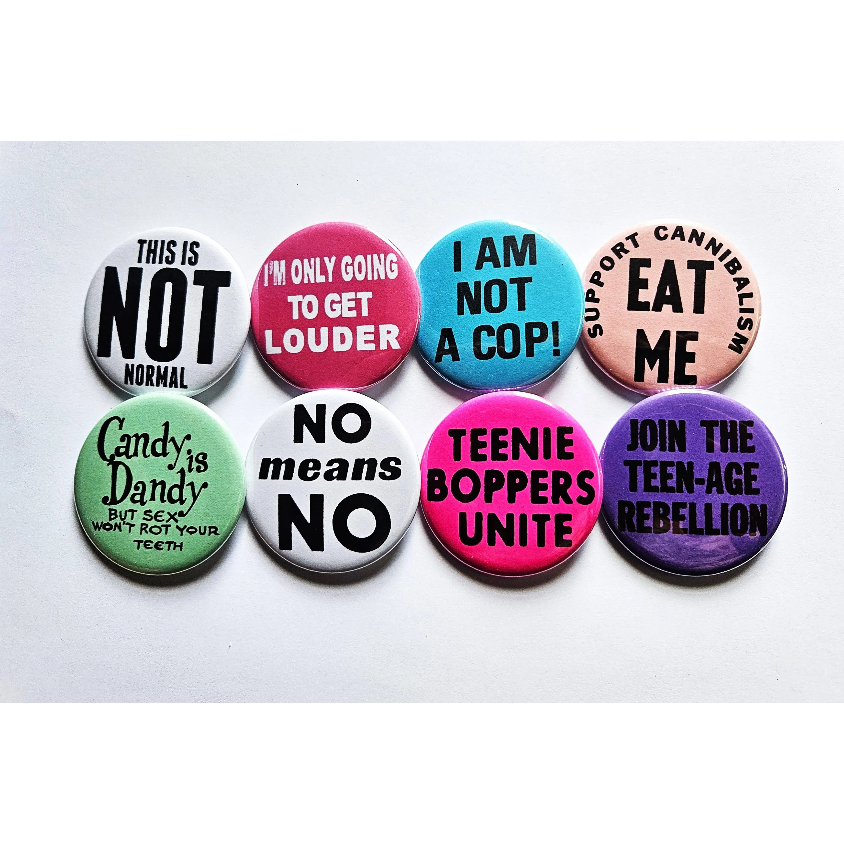 Vintage Reproduction I'm Only Going to Get Louder Small Pinback Button | 1.25" Diameter