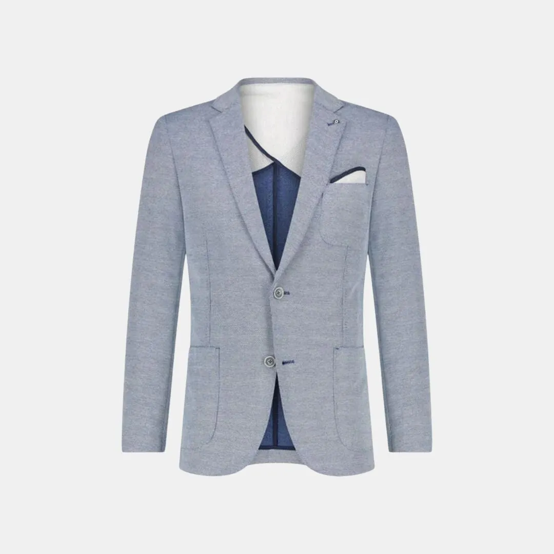 Waffle Blazer (Navy)