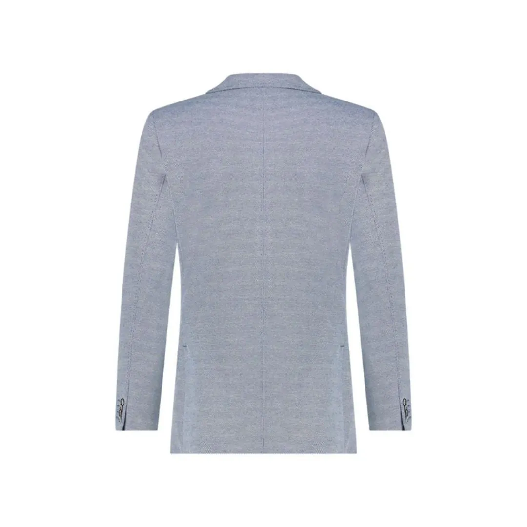 Waffle Blazer (Navy)